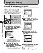 Preview for 44 page of Olympus 140146 - DM 420 2 GB Digital Voice Recorder Mode D'Emploi