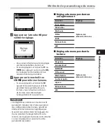 Preview for 45 page of Olympus 140146 - DM 420 2 GB Digital Voice Recorder Mode D'Emploi