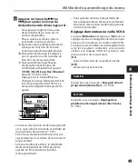 Preview for 49 page of Olympus 140146 - DM 420 2 GB Digital Voice Recorder Mode D'Emploi