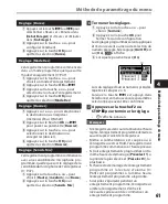 Preview for 61 page of Olympus 140146 - DM 420 2 GB Digital Voice Recorder Mode D'Emploi