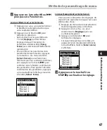 Preview for 67 page of Olympus 140146 - DM 420 2 GB Digital Voice Recorder Mode D'Emploi