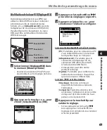 Preview for 69 page of Olympus 140146 - DM 420 2 GB Digital Voice Recorder Mode D'Emploi