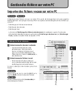 Preview for 85 page of Olympus 140146 - DM 420 2 GB Digital Voice Recorder Mode D'Emploi