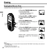 Preview for 24 page of Olympus 141670 - DS 330 Digital Voice Recorder Instructions Manual