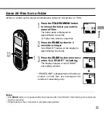 Preview for 25 page of Olympus 141670 - DS 330 Digital Voice Recorder Instructions Manual