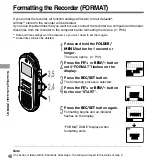 Preview for 40 page of Olympus 141670 - DS 330 Digital Voice Recorder Instructions Manual