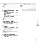 Preview for 45 page of Olympus 141670 - DS 330 Digital Voice Recorder Instructions Manual