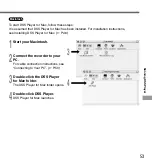 Preview for 53 page of Olympus 141670 - DS 330 Digital Voice Recorder Instructions Manual