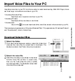 Preview for 55 page of Olympus 141670 - DS 330 Digital Voice Recorder Instructions Manual