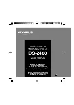 Olympus 142015 - DS 2400 1 GB Digital Voice Recorder (French) Manuel preview