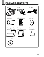 Предварительный просмотр 23 страницы Olympus 202192 - Ultra Zoom Accessory Instructions Manual