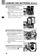 Предварительный просмотр 34 страницы Olympus 202192 - Ultra Zoom Accessory Instructions Manual