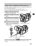 Предварительный просмотр 37 страницы Olympus 202192 - Ultra Zoom Accessory Instructions Manual