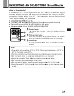 Предварительный просмотр 39 страницы Olympus 202192 - Ultra Zoom Accessory Instructions Manual