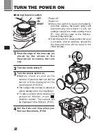 Предварительный просмотр 58 страницы Olympus 202192 - Ultra Zoom Accessory Instructions Manual