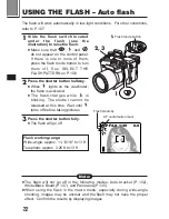 Предварительный просмотр 72 страницы Olympus 202192 - Ultra Zoom Accessory Instructions Manual