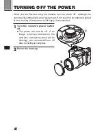 Предварительный просмотр 80 страницы Olympus 202192 - Ultra Zoom Accessory Instructions Manual