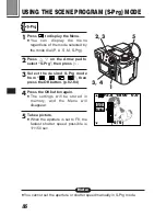 Предварительный просмотр 86 страницы Olympus 202192 - Ultra Zoom Accessory Instructions Manual