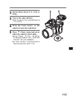 Предварительный просмотр 113 страницы Olympus 202192 - Ultra Zoom Accessory Instructions Manual