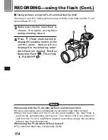 Предварительный просмотр 114 страницы Olympus 202192 - Ultra Zoom Accessory Instructions Manual