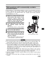 Предварительный просмотр 115 страницы Olympus 202192 - Ultra Zoom Accessory Instructions Manual