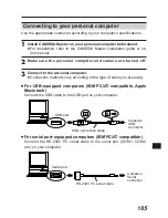 Предварительный просмотр 185 страницы Olympus 202192 - Ultra Zoom Accessory Instructions Manual