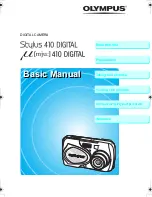 Olympus 225465 - Stylus 410 Digital Camera Basic Manual preview