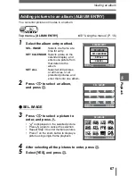 Preview for 67 page of Olympus 225625 - Stylus 800 Digital Camera Advanced Manual