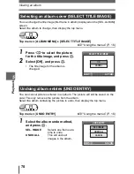 Preview for 70 page of Olympus 225625 - Stylus 800 Digital Camera Advanced Manual