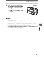 Preview for 75 page of Olympus 225625 - Stylus 800 Digital Camera Advanced Manual