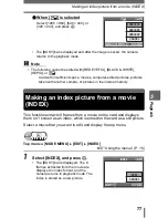 Preview for 77 page of Olympus 225625 - Stylus 800 Digital Camera Advanced Manual