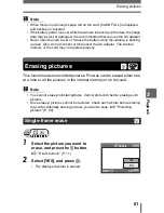 Preview for 81 page of Olympus 225625 - Stylus 800 Digital Camera Advanced Manual