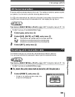 Preview for 109 page of Olympus 225625 - Stylus 800 Digital Camera Advanced Manual