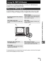 Preview for 113 page of Olympus 225625 - Stylus 800 Digital Camera Advanced Manual