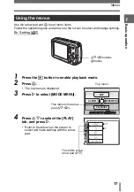 Preview for 17 page of Olympus 225690 - Stylus 600 6MP Digital Camera Advanced Manual