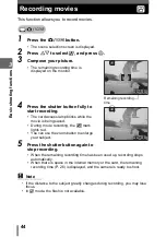 Preview for 44 page of Olympus 225690 - Stylus 600 6MP Digital Camera Advanced Manual