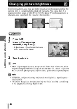 Preview for 46 page of Olympus 225690 - Stylus 600 6MP Digital Camera Advanced Manual