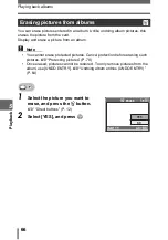 Preview for 66 page of Olympus 225690 - Stylus 600 6MP Digital Camera Advanced Manual