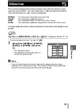 Preview for 67 page of Olympus 225690 - Stylus 600 6MP Digital Camera Advanced Manual