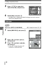 Preview for 72 page of Olympus 225690 - Stylus 600 6MP Digital Camera Advanced Manual