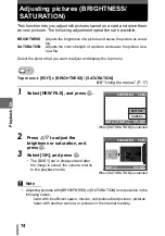 Preview for 74 page of Olympus 225690 - Stylus 600 6MP Digital Camera Advanced Manual