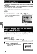 Preview for 78 page of Olympus 225690 - Stylus 600 6MP Digital Camera Advanced Manual