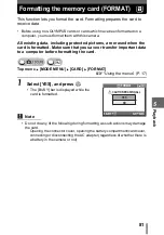 Preview for 81 page of Olympus 225690 - Stylus 600 6MP Digital Camera Advanced Manual