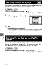 Preview for 84 page of Olympus 225690 - Stylus 600 6MP Digital Camera Advanced Manual