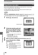 Preview for 104 page of Olympus 225690 - Stylus 600 6MP Digital Camera Advanced Manual