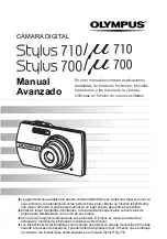 Olympus 225755 - Stylus 700 7.1MP Digital Camera (Spanish) Manual Avanzado preview