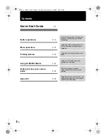 Preview for 2 page of Olympus 225905 - Stylus 760 Digital Camera Instruction Manual