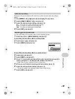 Предварительный просмотр 41 страницы Olympus 225905 - Stylus 760 Digital Camera Instruction Manual