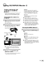 Предварительный просмотр 39 страницы Olympus 226885 Instruction Manual