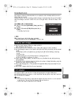 Preview for 125 page of Olympus 262010 - E-3 Digital Camera SLR Instruction Manual